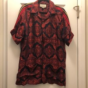 Gucci men's camp/bowling shirt